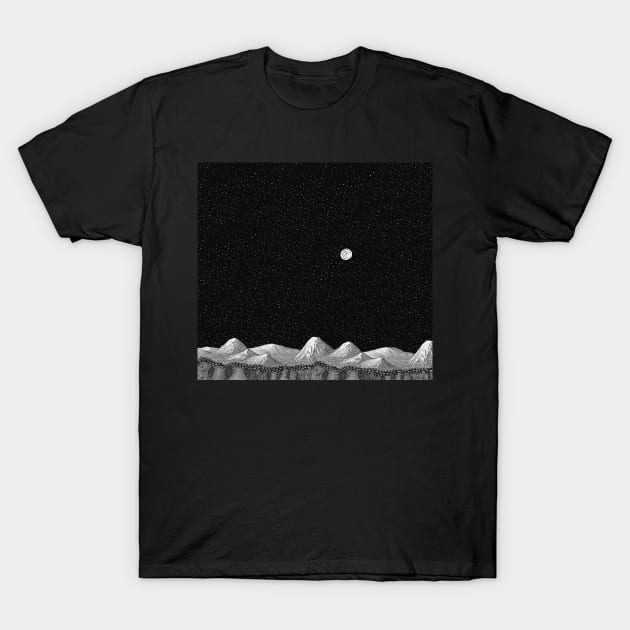 moon T-Shirt by Francisco1